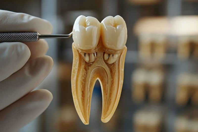A Dental Model of a Molar Tooth